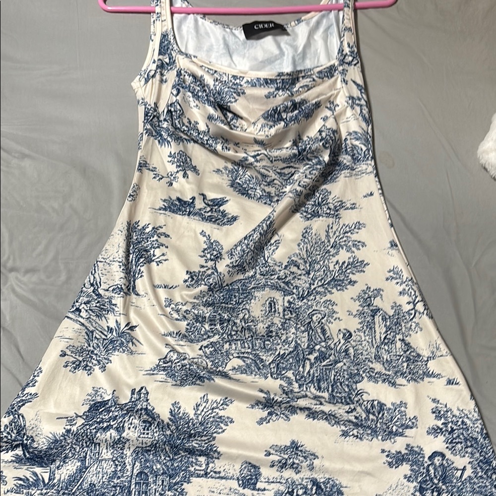 Tolie de jouy ruched mini dress